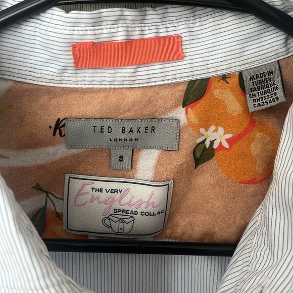Ted Baker London Button-Down Shirt (Size 5, XL) - Picture 6 of 8